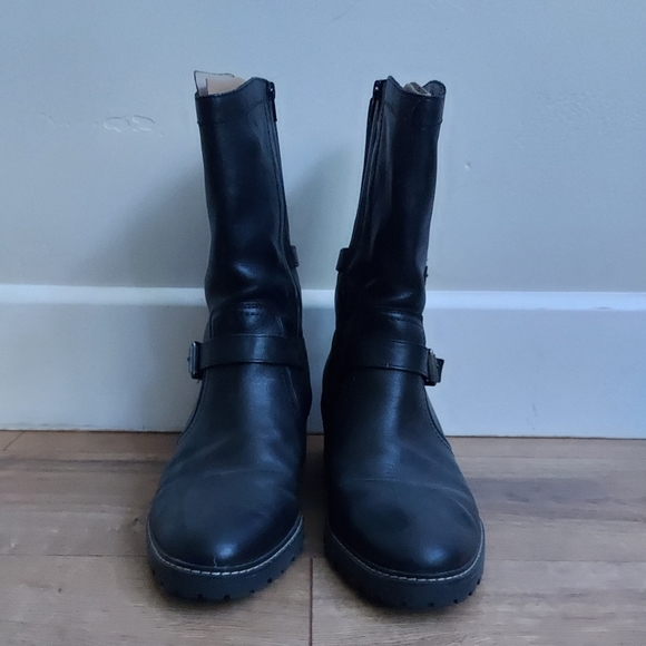 NATURALIZER Talon Leather Boots - 12 Wide - Picture 2 of 8